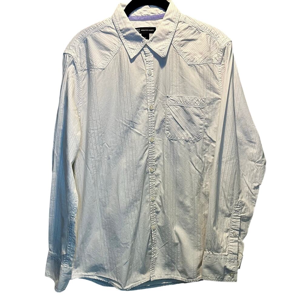 Men’s’ Western Style Button Down Shirt. INC Concepts Size Medium